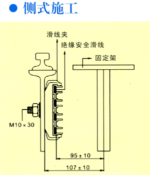 起重機導(dǎo)電無接縫滑觸線安裝方法